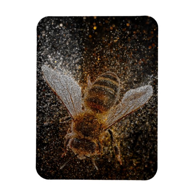 Imán Las abejas caídas son mágicas (Vertical)