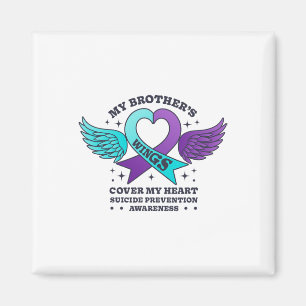 Imán Las alas de mi hermano cubren mi prevención del su