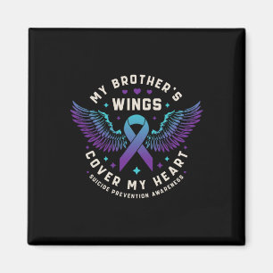 Imán Las alas de mi hermano cubren mi prevención del su