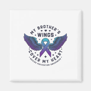 Imán Las alas de mi hermano cubren mi prevención del su