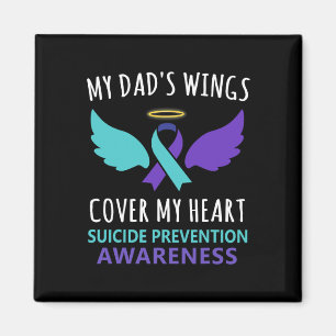 Imán Las alas de mi padre cubren la cinta de concientiz