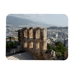 Imán Las antiguas ruinas de la Acrópolis con vistas a 