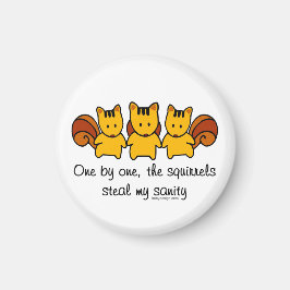 Imán Las ardillas me roban la cordura