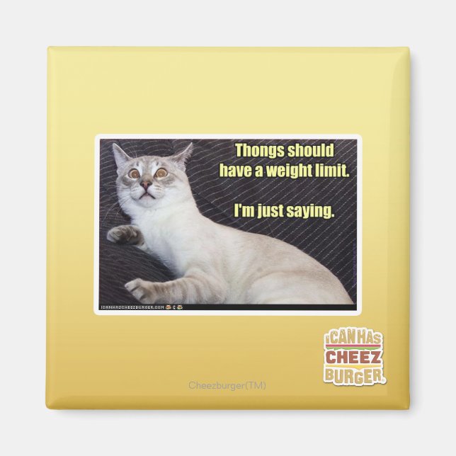 Imán Las armas deberían tener un límite de peso. (Frente)