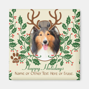 Imán Las astas del navidad para el perro/el gato