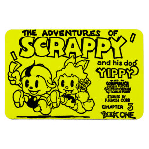 Imán Las aventuras de SCRAPPY en los años 30