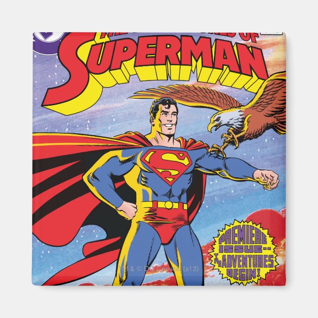 Imán Las aventuras de Superman #424 (Frente)