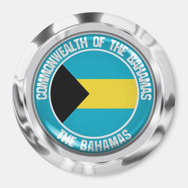 Imán Las Bahamas rodean el Emblema (Frente)