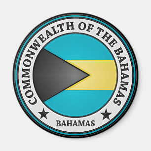 Imán Las Bahamas rodean el Emblema