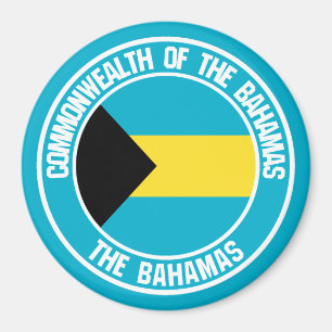 Imán Las Bahamas rodean el Emblema