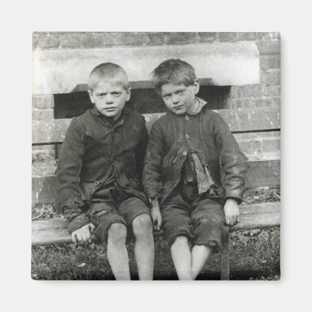 Imán Las barriadas de Londres, los niños (Frente)