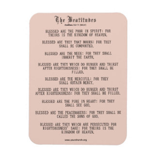 Imán Las Beatitudes Mateo 5:3-11 NKJV