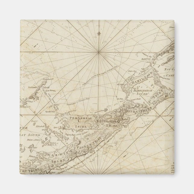 Imán Las Bermudas o las islas de verano (Frente)