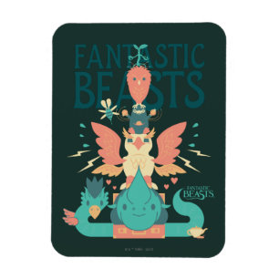 Imán Las Bestias Fantásticas personalizados Emergen De 