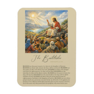 Imán Las Bienaventuranzas Mateo 5:3–12 Sermón de la Mon