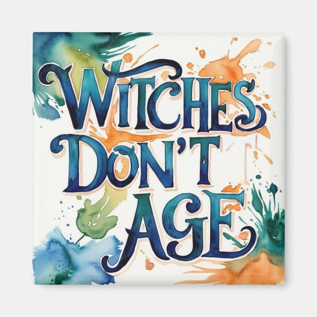 Imán Las brujas no envejecen (Frente)
