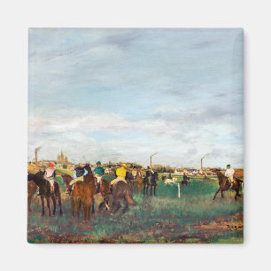 Imán Las carreras de caballos, Edgar Degas