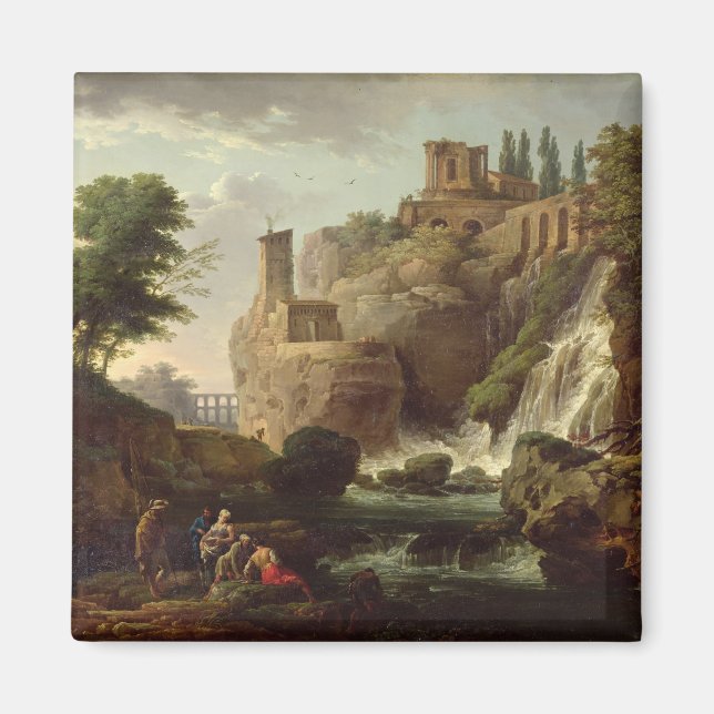 Imán Las cataratas de Tivoli (Frente)