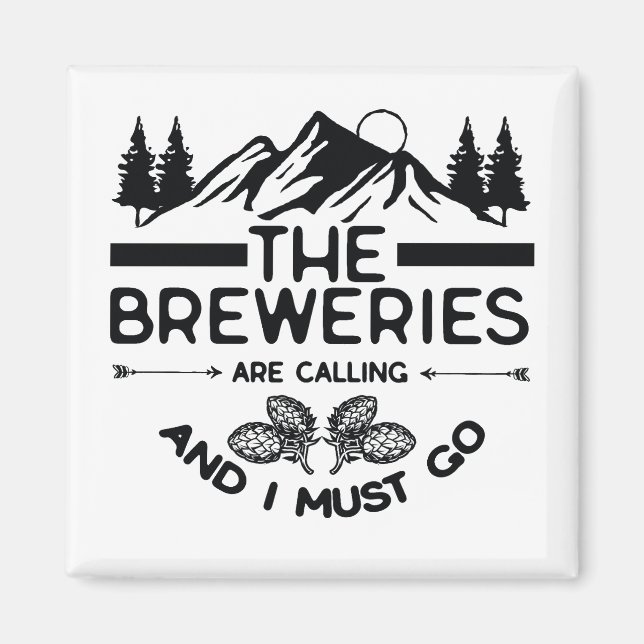 Imán Las Cervecerías Están Llamando (Frente)