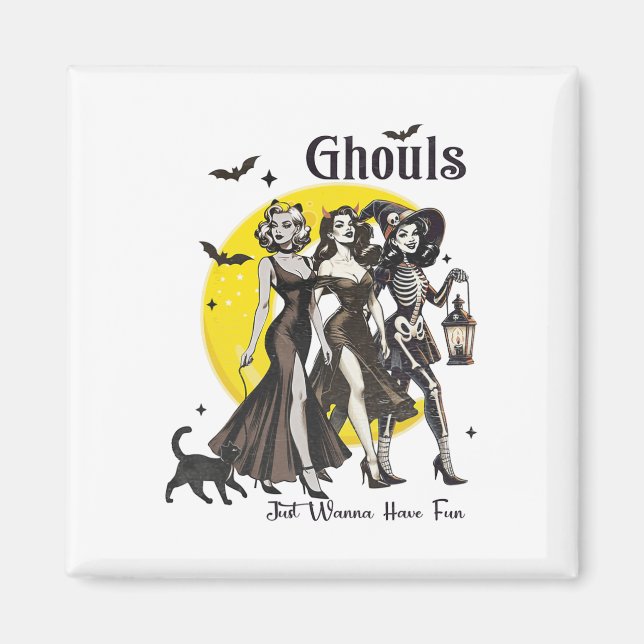 Imán Las chicas solo quieren divertirse con las mujeres (Frente)