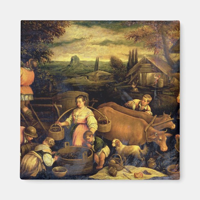 Imán Las cuatro estaciones: otoño (Frente)