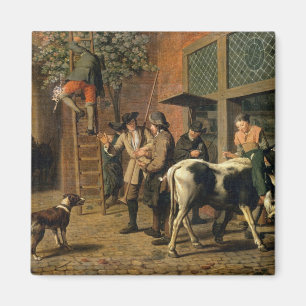 Imán Las cuatro estaciones, otoño (aceite sobre lienzo)