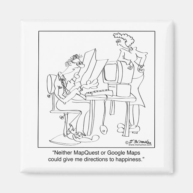 Imán Las direcciones de la búsqueda de la felicidad (Frente)