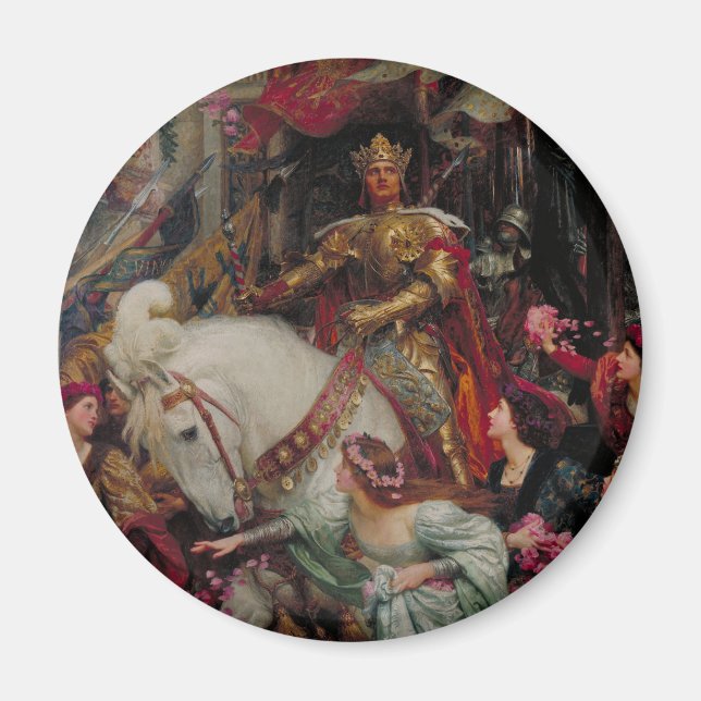 Imán Las dos cuerdas de Sir Frank Bernard Dicksee (Frente)