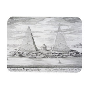 Imán Las dos pirámides de Moeris, rey de Egipto y el
