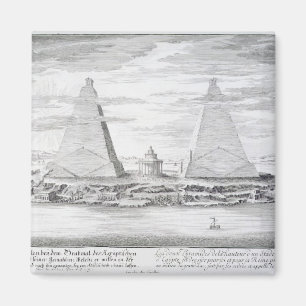 Imán Las dos pirámides de Moeris, rey de Egipto y el