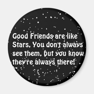 Imán las estrellas son como amigos siempre allí