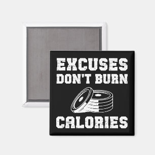 Imán Las excusas no quemen el gimnasio motivacional de