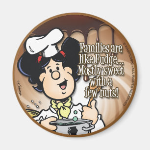Imán Las Familias Son Como El Fudge