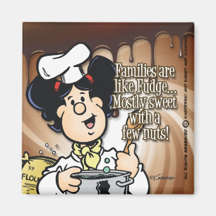 Imán Las Familias Son Como El Fudge