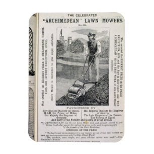 Imán Las famosas flores de jardín del "Archimedean", de