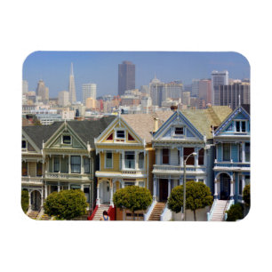Imán Las famosas Painted Ladies de San Francisco