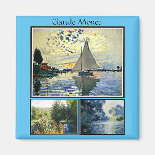 Imán Las famosas pinturas de Claude Monet