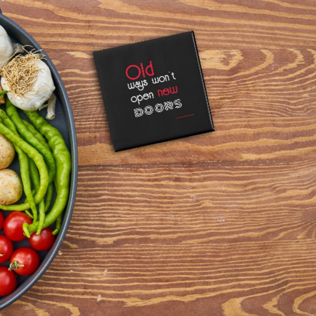 Imán Las formas viejas no abren nuevas maneras de citar (Subido por el creador)