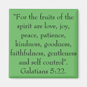 Imán Las frutas del alcohol son amor, alegría, paz