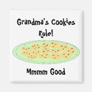 Imán Las galletas de la abuela son las mejores