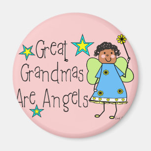 Imán Las grandes abuelas son los regalos de los ángele