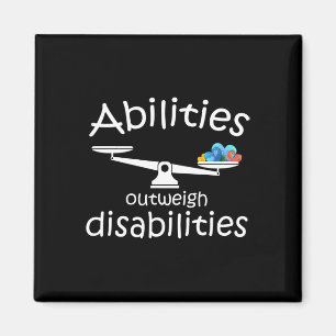 Imán Las habilidades del Mes de Conciencia del Autismo