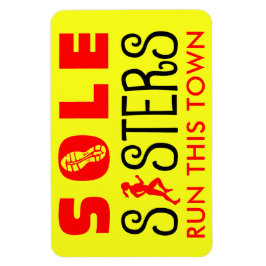 Imán Las Hermanas Solas Corren Esta Ciudad