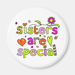 Imán Las hermanas son especiales