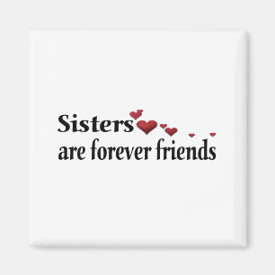 Imán Las hermanas son para siempre amigos