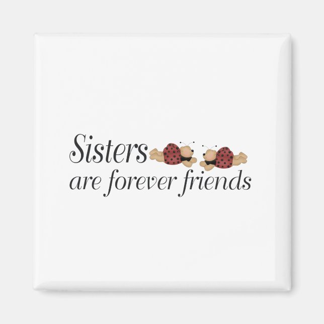 Imán Las hermanas son siempre amigos (Frente)