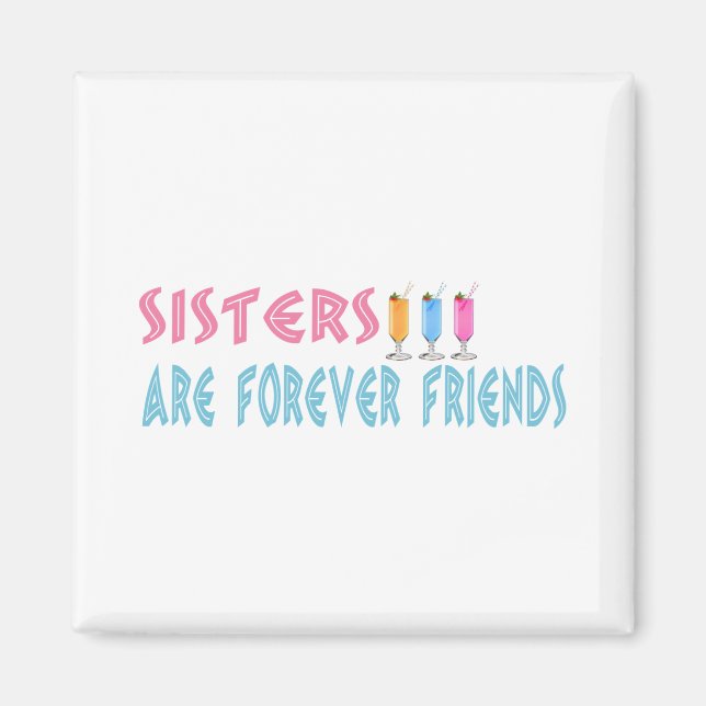 Imán Las hermanas son siempre amigos (Frente)
