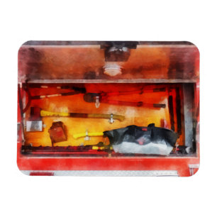 Imán Las herramientas de los bomberos del comercio