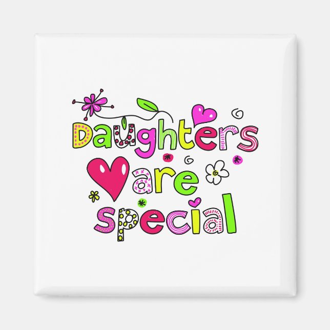 Imán Las hijas son especiales (Frente)