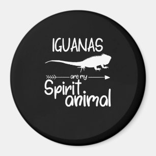 Imán Las iguanas son mi Espíritu Regalo Animal Hombres